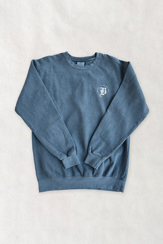 Damn Fine Bride Custom Wedding Year Vintage Wash Crewneck