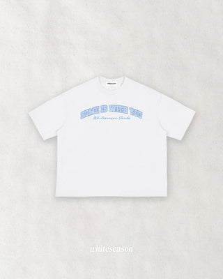 Home is with You Boxy Boyfriend Varsity Tee