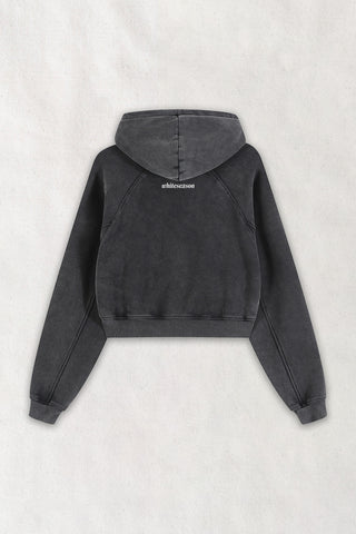 Love Struck Vintage Wash Cropped Hoodie