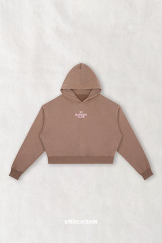 Married Club Cropped Heavyweight Hoodie