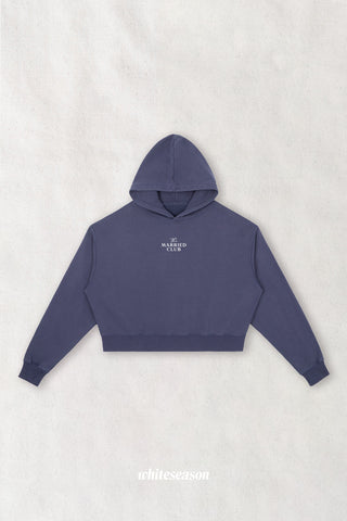Married Club Cropped Heavyweight Hoodie