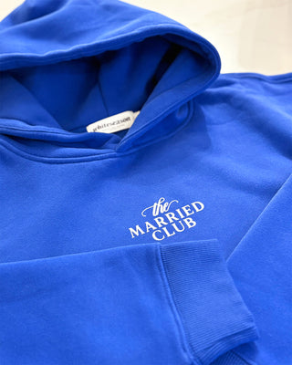 Married Club Script Marshmallow Hoodie
