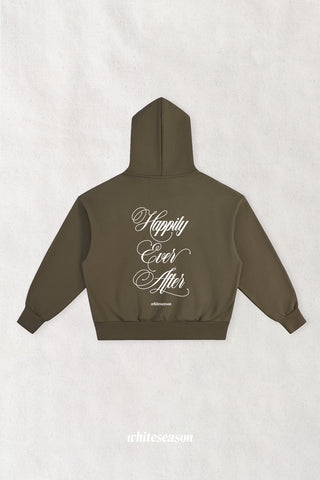 Married Club Script Heavyweight Marshmallow Hoodie