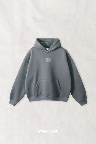 Married Club Script Marshmallow Hoodie