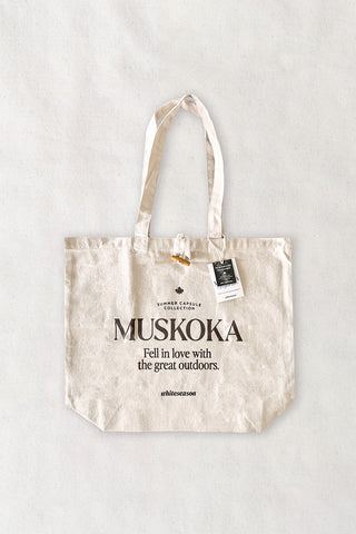Limited Edition Muskoka Evergreen Love Toggle Tote