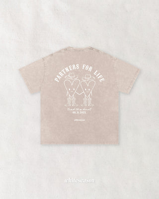 Partners for Life, Custom Wedding Date Tee