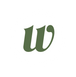 Green on white